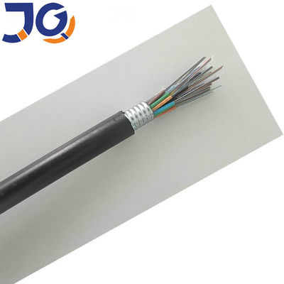 GYTA53 24 Core Single Mode Direct Buried GYTA53 Fiber Cable Dengan PE Sheath