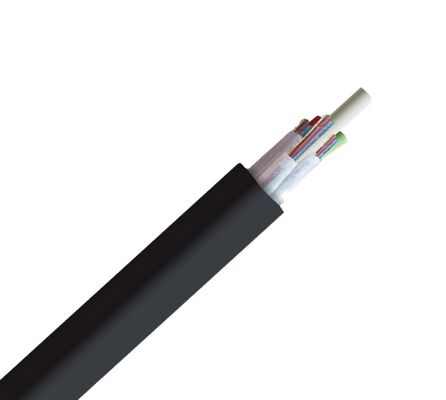 Non Metal 48 Core Gyfty Fiber Optic Cable Plastik Modulus Tinggi