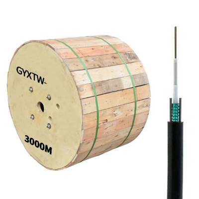 2 4 6 8 24 32 48 84 96 144 288 Core Kabel Serat Optik Lapis Baja Kabel Serat GYXTW