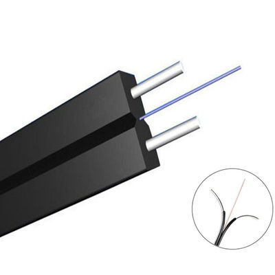 FTTH Kabel Serat Optik G652D G657A Serat 1 2 Inti Mode Tunggal GJYXCH/GJXH Drop Kabel