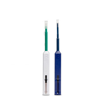 Green 2.5mm One Click Fiber Optic Cleaner Pen Konektor SC ST FC