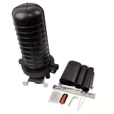 Vertikal 1 In 4 Out Optical Splice Dome Penutupan Mechanical Sealing Cable Splice Box Penutupan Fiber Optic