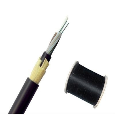 Kabel Serat Optik Luar Ruangan Udara ADSS 24 Cores G652D Aramid Benang Dielektrik Mandiri