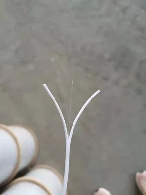 Jaringan Kabel Drop Optik FTTH Mode Tunggal G657a 1/2/4 Cores