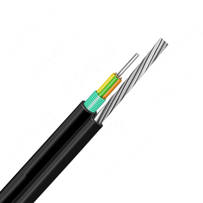 YOFC Black PE Jacket Kabel Serat Optik Luar Ruangan 4 6 8 12 Cores GYXTW