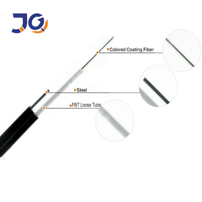Kabel Fiber Optik Fig8 GYXTC8Y Non Lapis Baja Tabung Longgar Pusat Udara