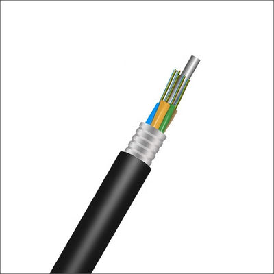 Pembuatan GYTA Stranded Loose Fiber Optic Cable Cords GYTA 2/4/6/8/12/16/24/48/72/96/144 Inti
